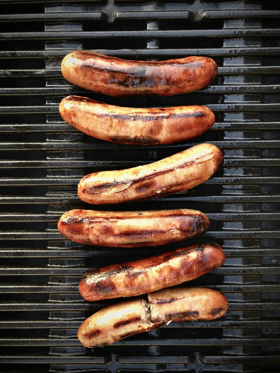 Homemade Hot Italian Sausage with Peppers & Onions