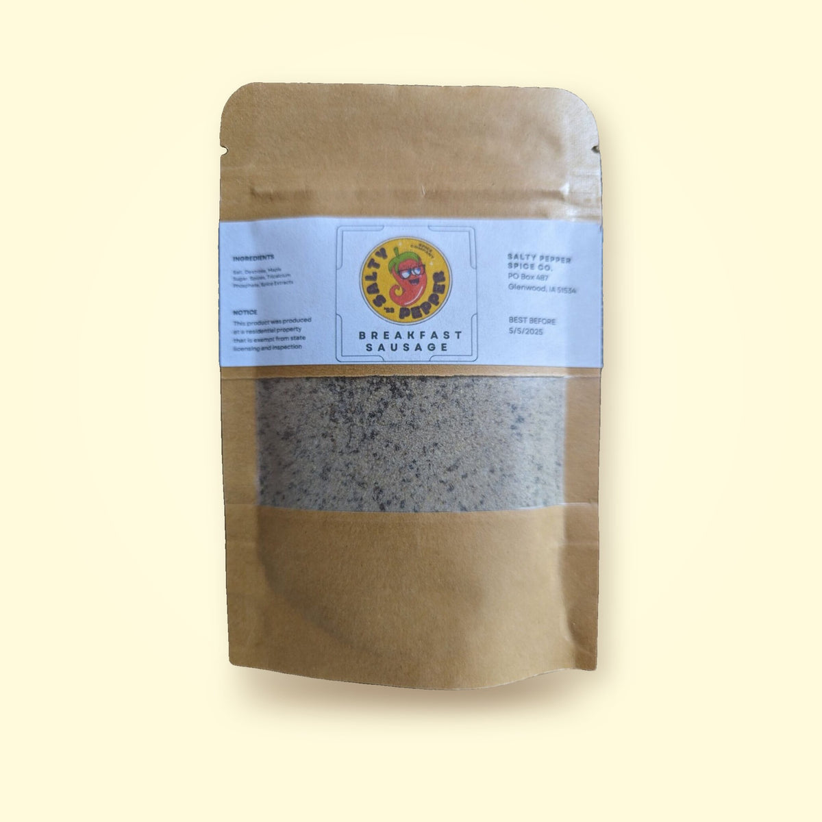 Breakfast Sausage Mix by Salty Pepper Spice Co.