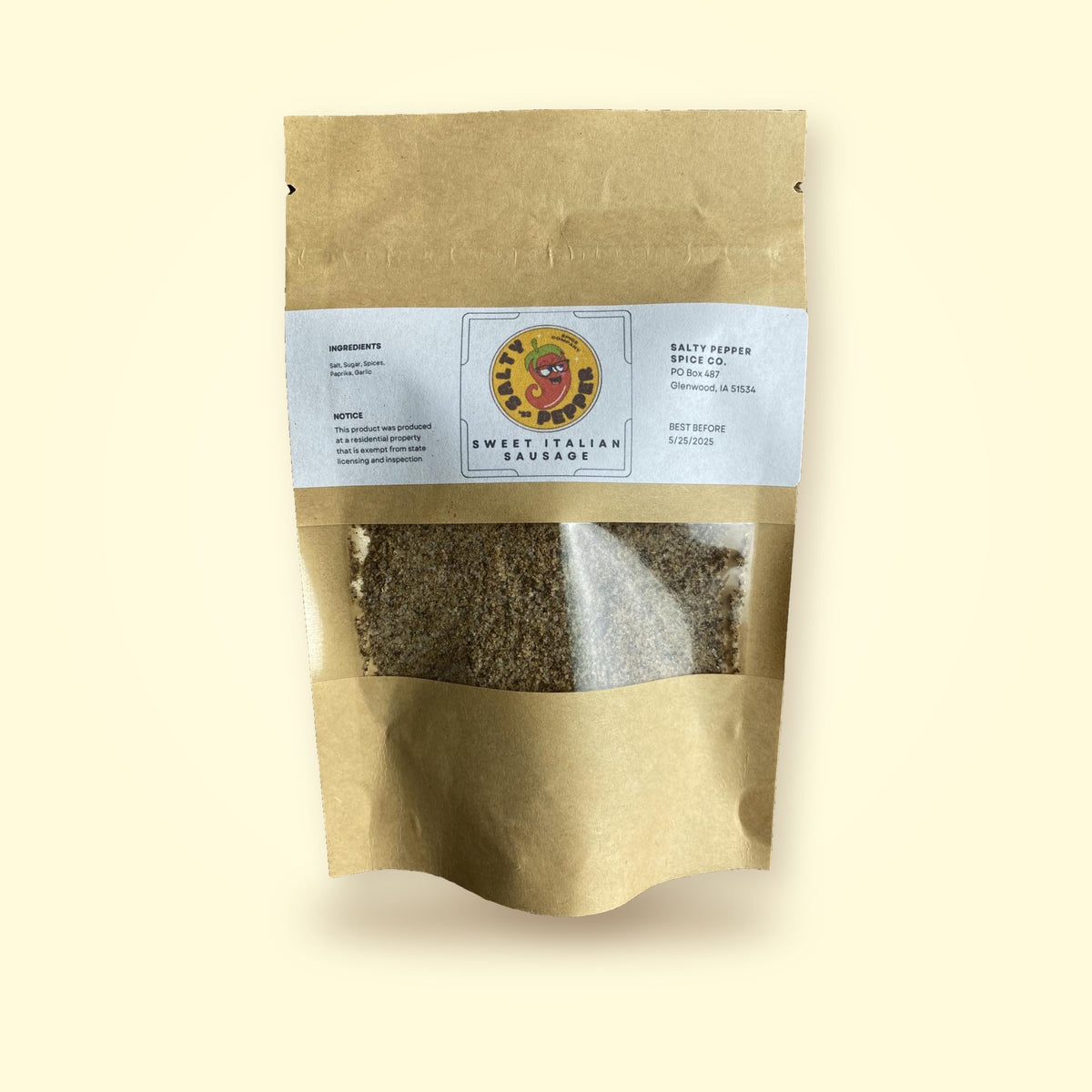 Sweet Italian Sausage Mix by Salty Pepper Spice Co.