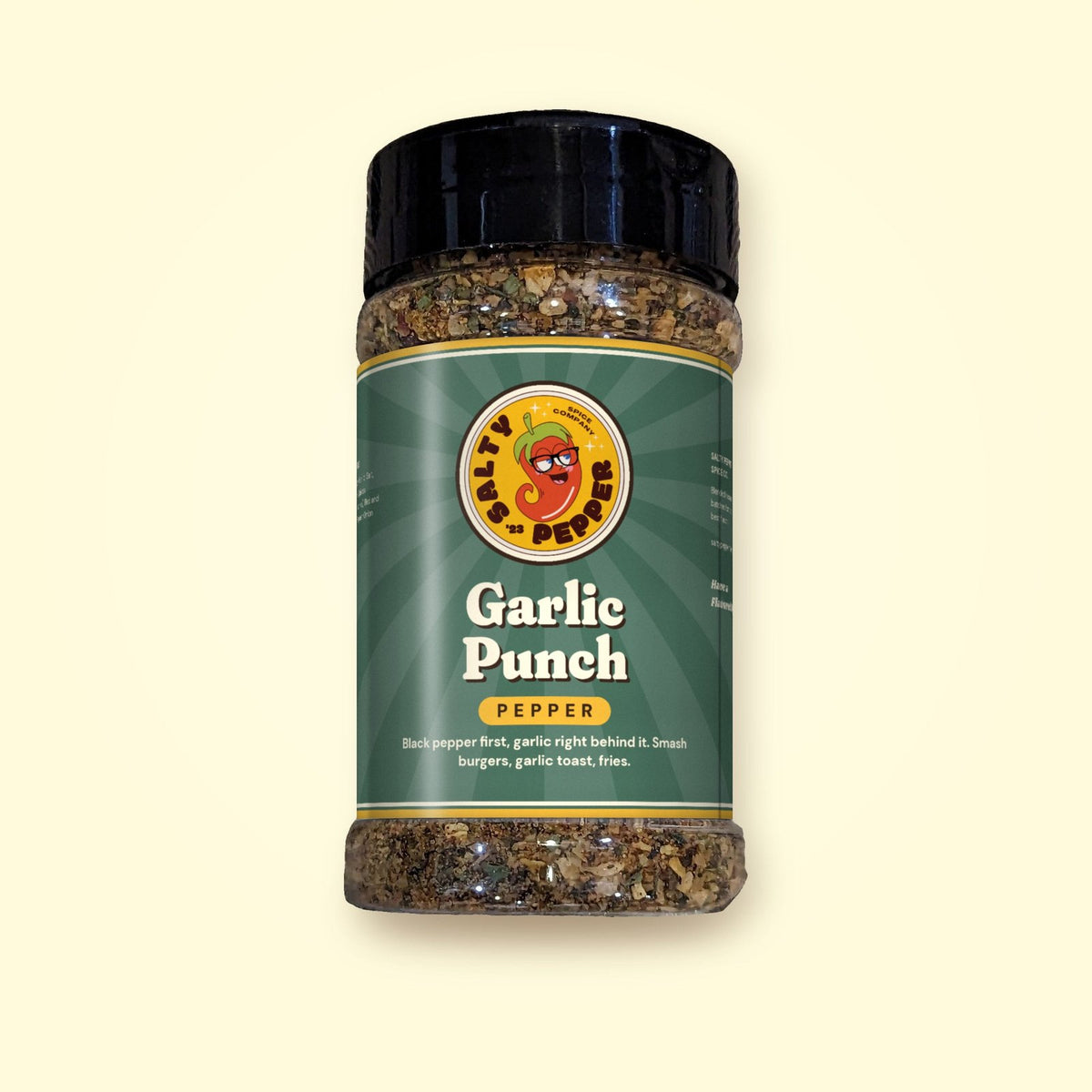 Garlic Punch Pepper shaker bottle