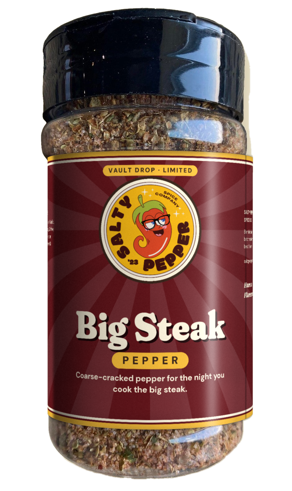 Big Steak Pepper bottle
