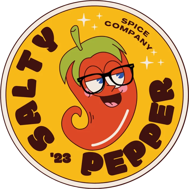 Salty Pepper mascot, a chili pepper in sunglasses